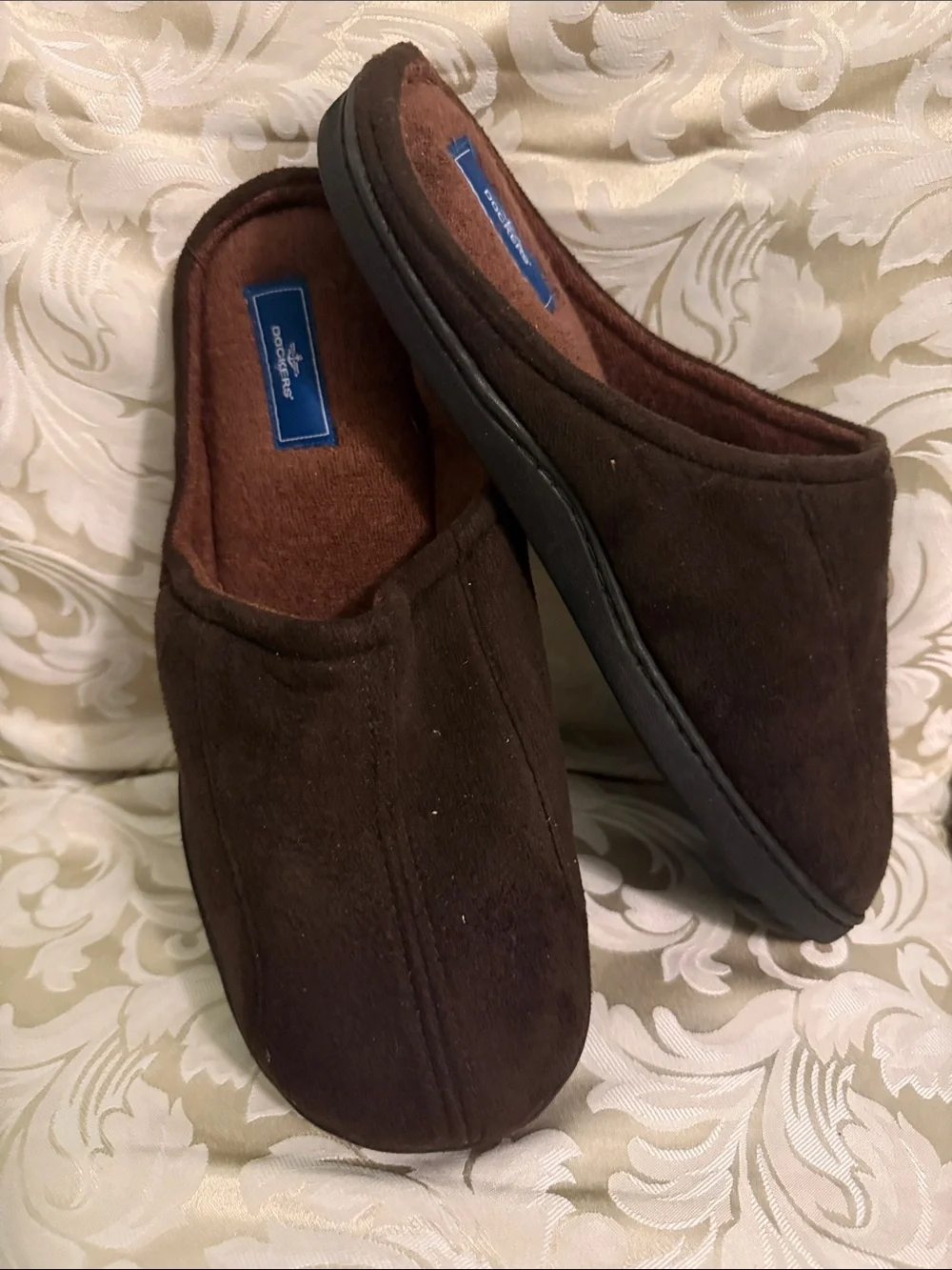 Dockers Men's Dark Brown Slip-On Indoor Loafers